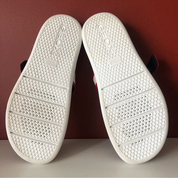 GEOX Respira G Ottawa Buckle Thong Sandals, Red White Black, Euuro 40/US 10 - Picture 10 of 10